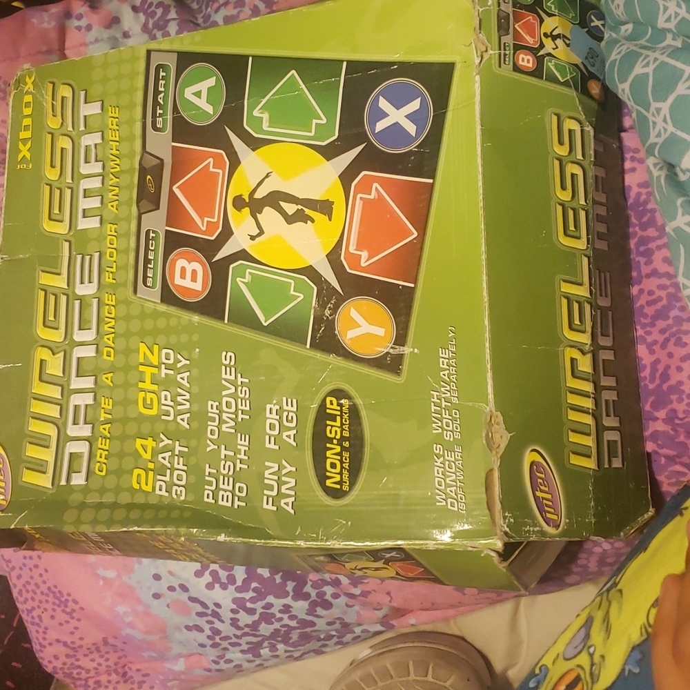 Wireless dance mat for xbox